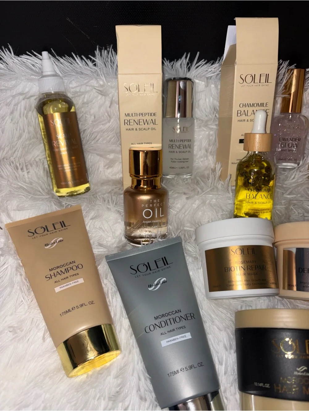 SOLEIL Hair Care Bundle Set